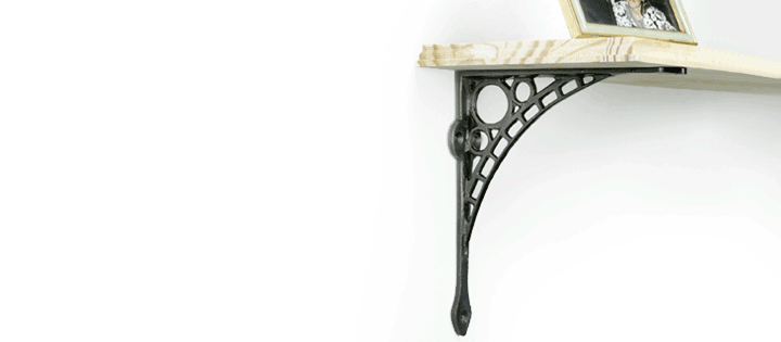 Iron Shelf Brackets | Black Country Metal Works