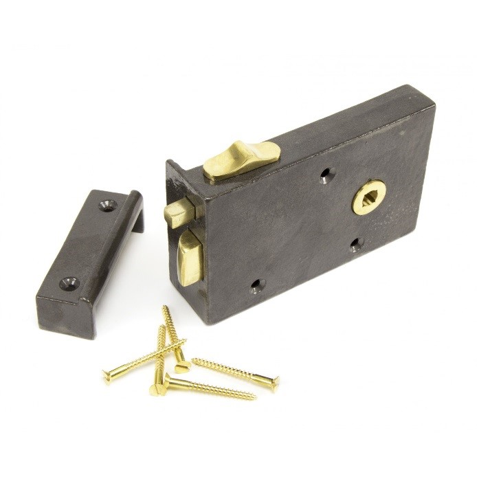 Iron Bathroom Rim Latch 