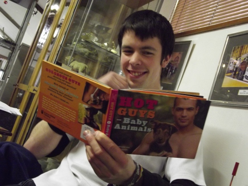 Me reading book 2