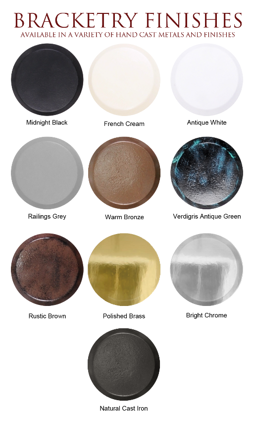 Different bracket Finishes