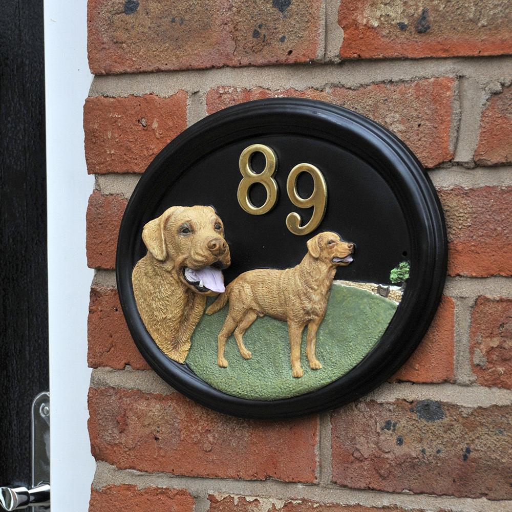Cast Oval Number Plaques Black Country Metalworks