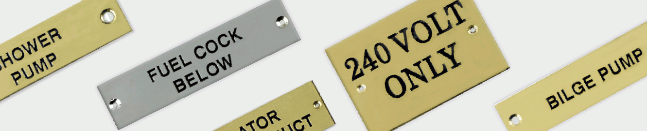 Engraved Boat Signs | Black Country Metalworks
