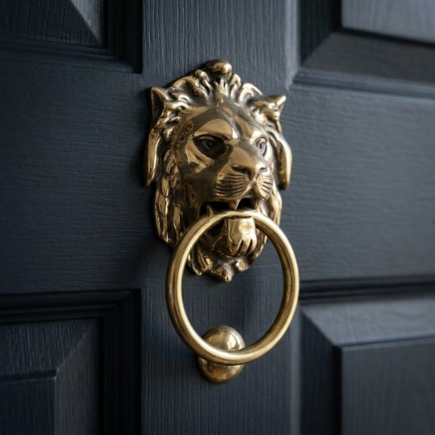 Lion Door Knockers