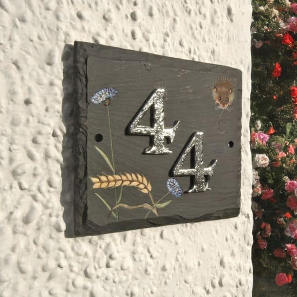 Genuine Welsh Slate House Signs