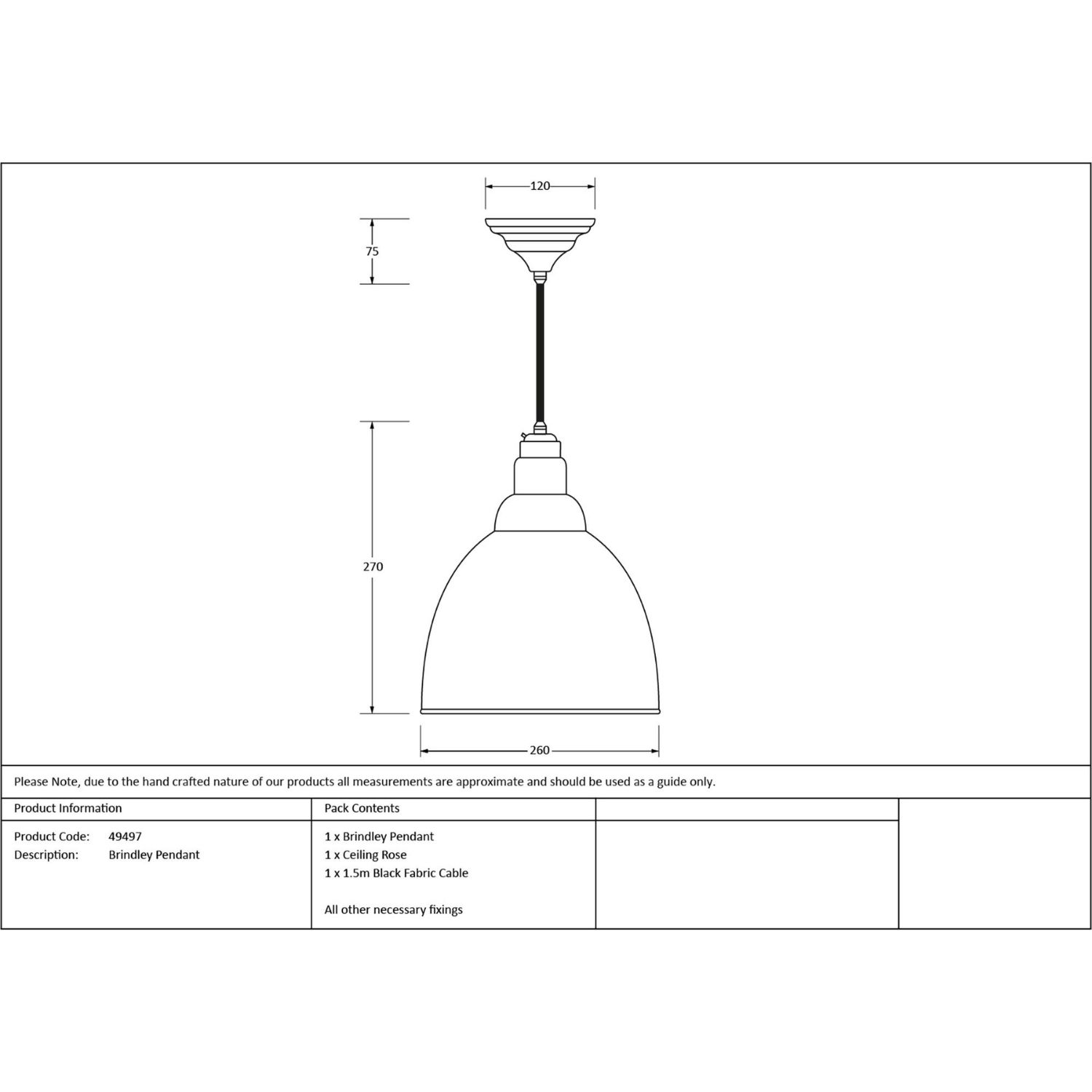 Aura Dome Pendant Light - Burnished