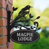 Magpie House Name Sign 