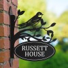 House Martin Bracketed House Name Sign 