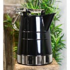 2 Gallon Watering Can in Black & Chrome