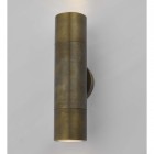 Contemporary Cylinder Wall Light on a Grey Wall