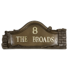 Bronze Builders House Name Sign