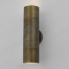 Contemporary Cylinder Wall Light on a Grey Wall