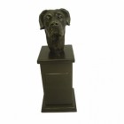 Boxer Dog Bronze Treat Jar