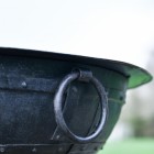Close up of firebowl lid and Kadai Bowl 