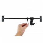 scale view wall mounted hook rail