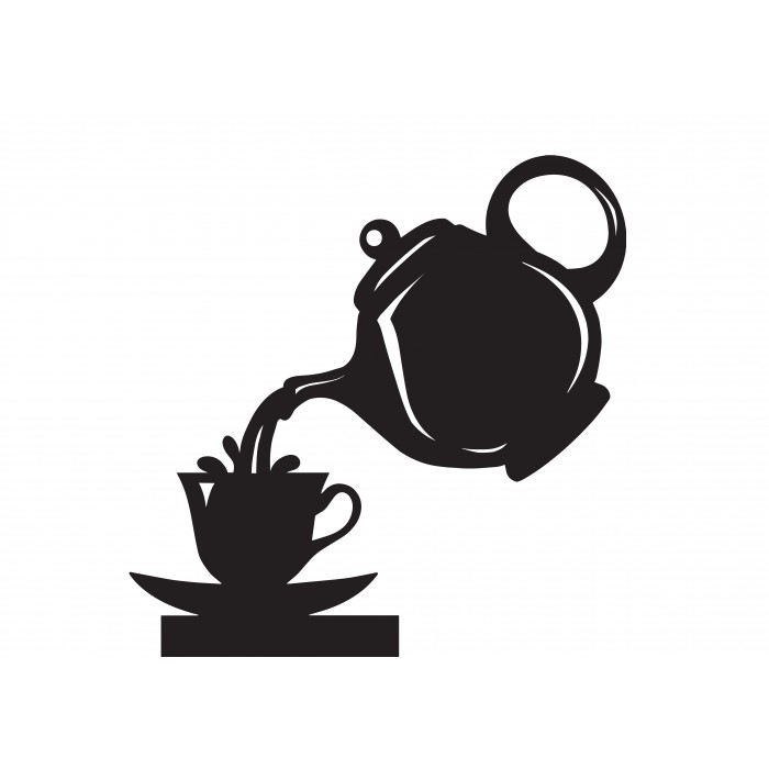 Teapot & Cup Weathervane | Black Country Metalworks