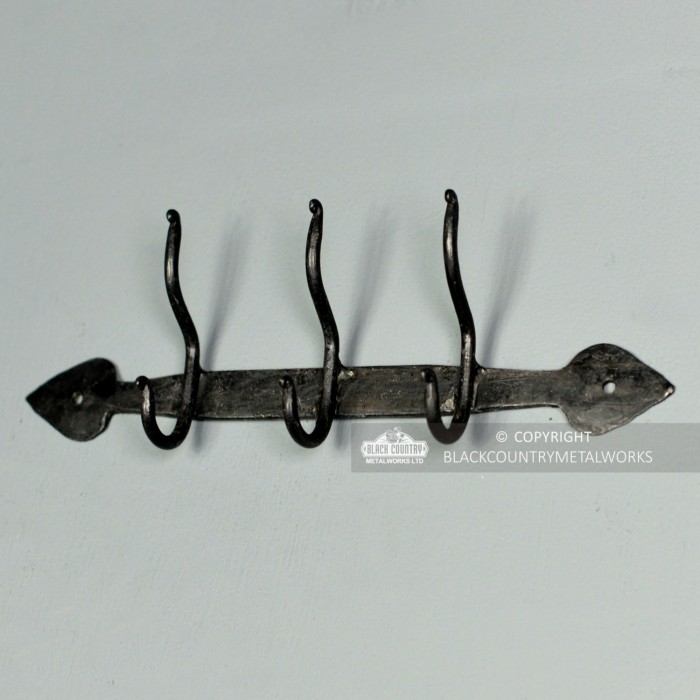 Beeswax Blacksmith Triple Coat Hook