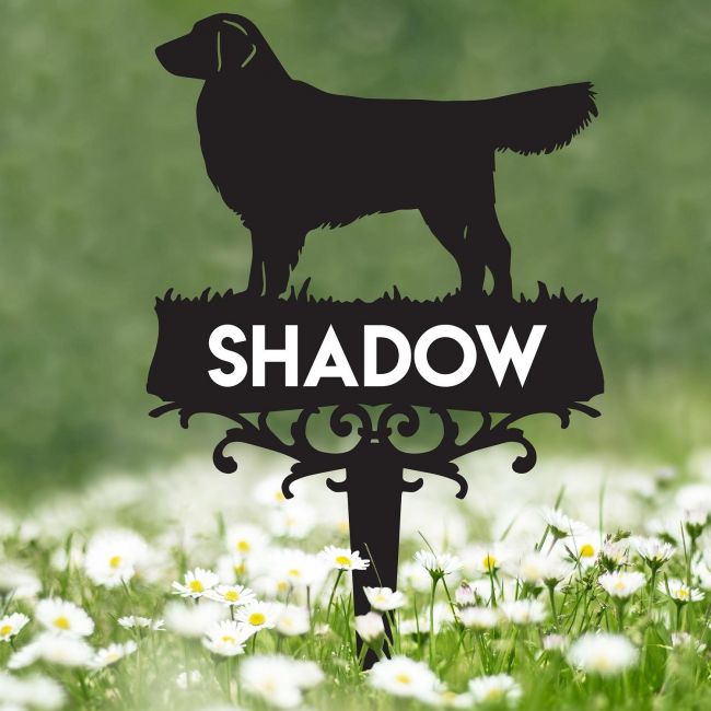 Golden Retriever Memorial Ground Spike  Golden Retriever Memorial Ground Spike