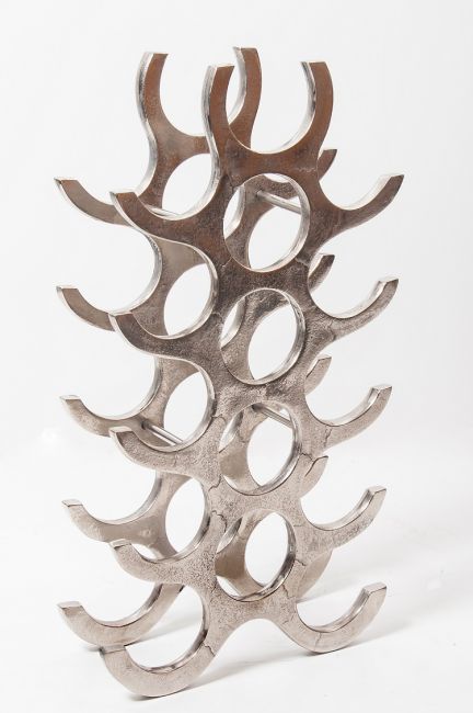 "Bluebell Avenue" Free Standing Aluminium Wine & Bottle Holder "Bluebell Avenue" Free Standing Aluminium Wine & Bottle Holder