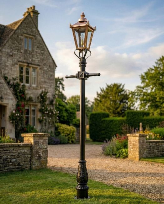 1Victorian Lamp Post - Copper 2.3m digital illustration small digital illustration 1Victorian Lamp Post - Copper 2.3m digital illustration small digital illustration