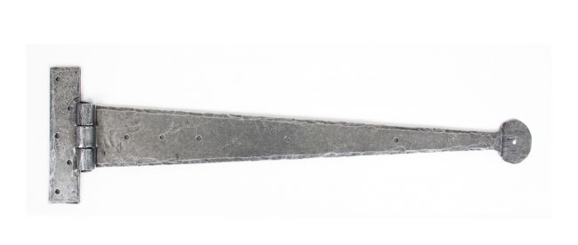 22" Hammered Pewter Door Hinges