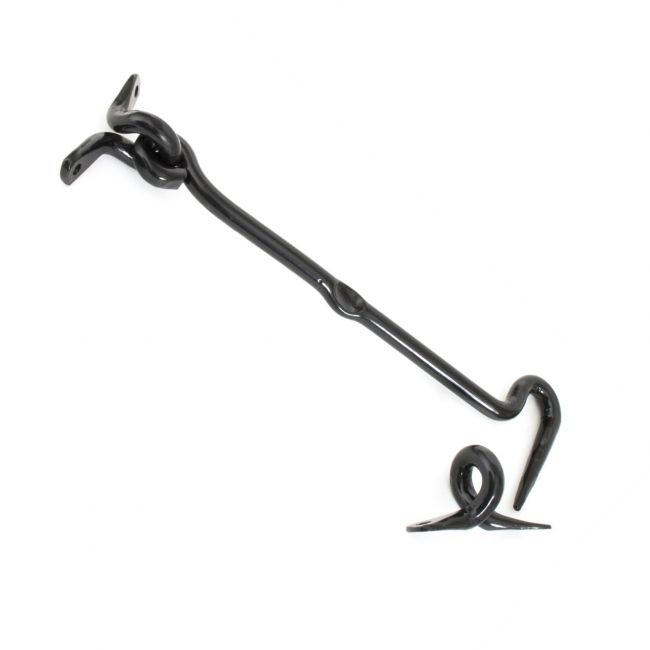 "Padova" Forged Cabin Hook Finished in Black "Padova" Forged Cabin Hook Finished in Black