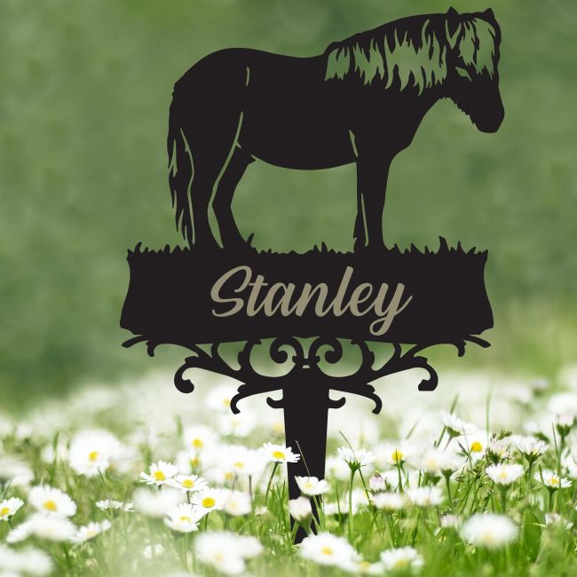 Shetland Pony Memorial Ground Spike Shetland Pony Memorial Ground Spike