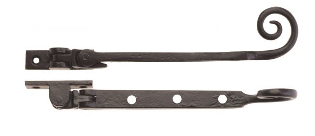 Black Iron Monkeytail Window Stay Black Iron Monkeytail Window Stay