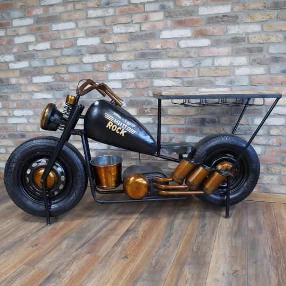 "Meets Rock" Motorbike Bar Shelf "Meets Rock" Motorbike Bar Shelf