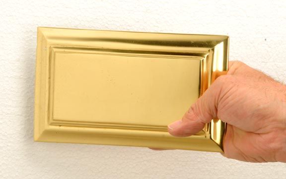 Art Deco, double banded edge sign. Art Deco, double banded edge sign.