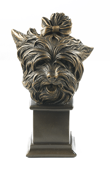 Yorkshire Terrier Dog Bust