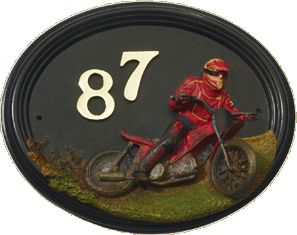 House Sign - Hand Painted - Speedway House Sign - Hand Painted - Speedway