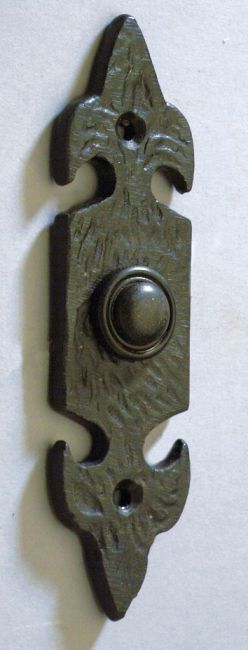 Dalkirk Black Gothic Bell Push Dalkirk Black Gothic Bell Push