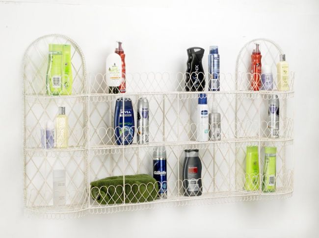 “Dominique” French bathroom wall dresser