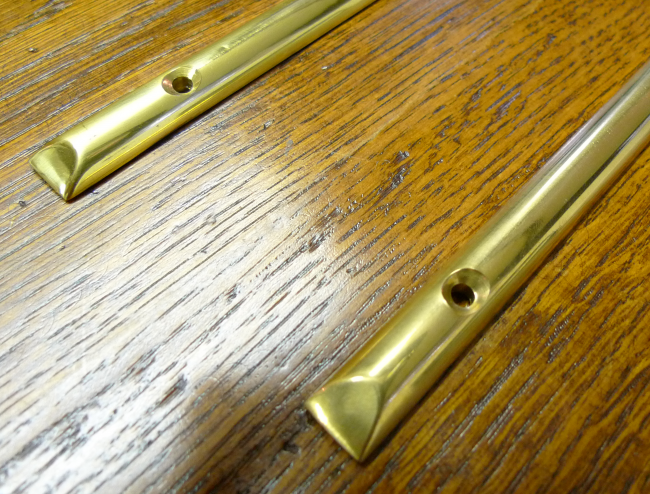 Polished Brass Rubbing Strips Polished Brass Rubbing Strips