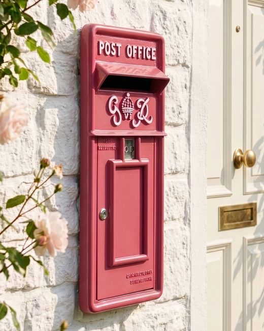 "Cherry Pie" King George Rex Post Box Front digital illustration