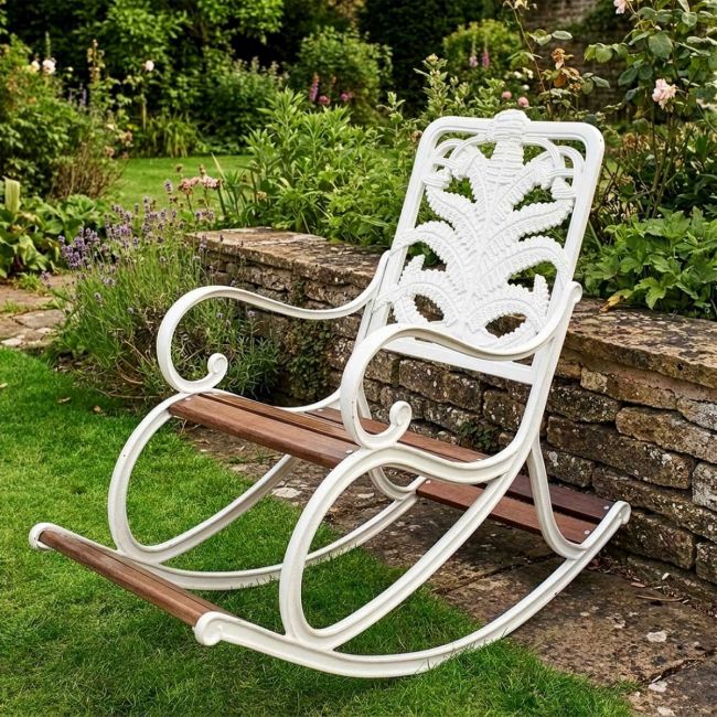 "Coalbrookdale" Rocking Recliner Garden Chair Digital Illustration "Coalbrookdale" Rocking Recliner Garden Chair Digital Illustration