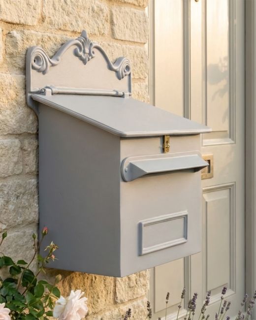 "Granite Grey" Goldhay Secure Post and Parcel Box digital illustration