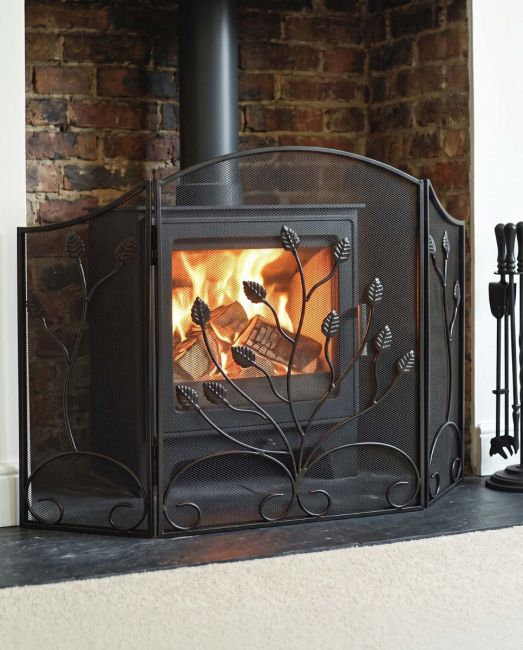 "Ivelen Lane" Leaf Design Fire Guard "Ivelen Lane" Leaf Design Fire Guard