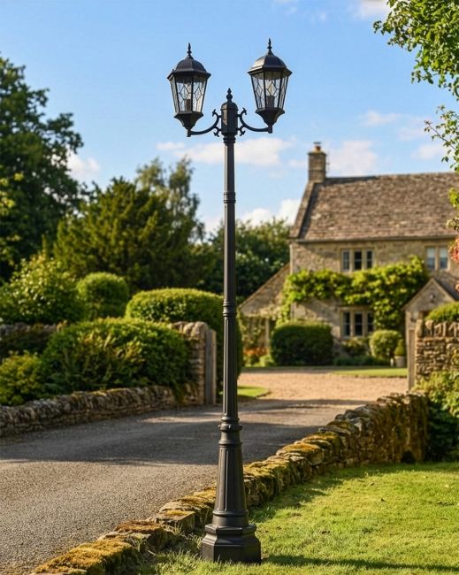 "Lord Dartmoor" Double-Headed Victorian Lamp Post "Lord Dartmoor" Double-Headed Victorian Lamp Post