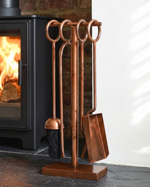 "Middleton" Antique Copper Companion Set "Middleton" Antique Copper Companion Set