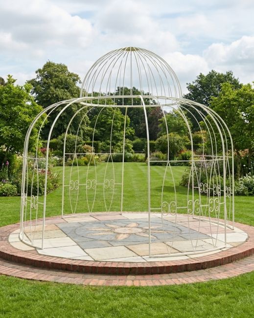 "Alice’s Folly" Cream Gazebo ai illustration