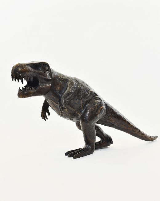 ‘Legacy’ the Cast Brass T-Rex Ornament main image on white background
