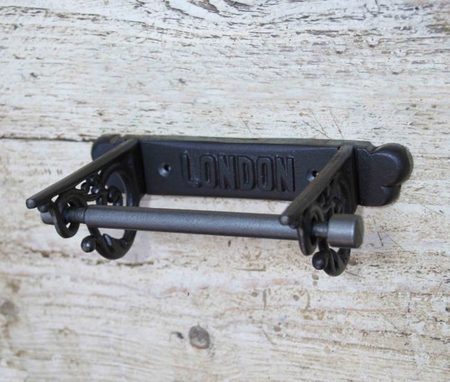 "London" Iron Toilet Roll Holder