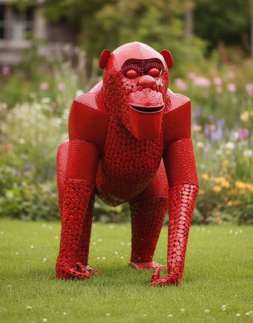 “Lord Greystoke” Stunning Silverback Gorilla Created Out of Steel