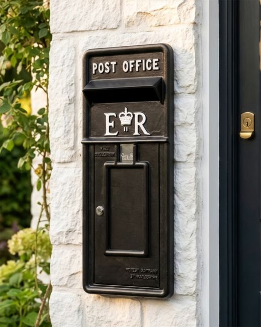 "Original Reproduction" Black Elizabeth Regina Post & Parcel Front Only digital illustration copy