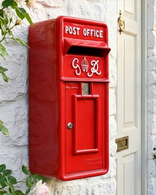 "Redford Keep" Slim King George Post Box digital illustration copy