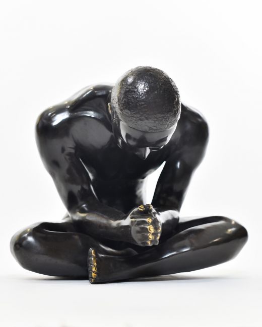 "Solitudal Prayer" Ornament in Cast Brass