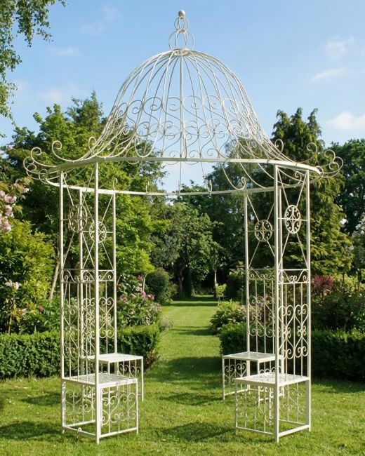 "St Rimini" Cream Garden Gazebo ai illustration