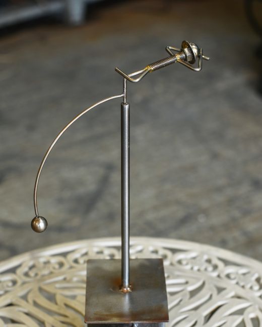 "The Lounger" Recycled Metal Sculpture "The Lounger" Recycled Metal Sculpture