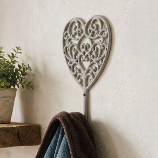 “Heartford” Scroll Heart Design Hook “Heartford” Scroll Heart Design Hook
